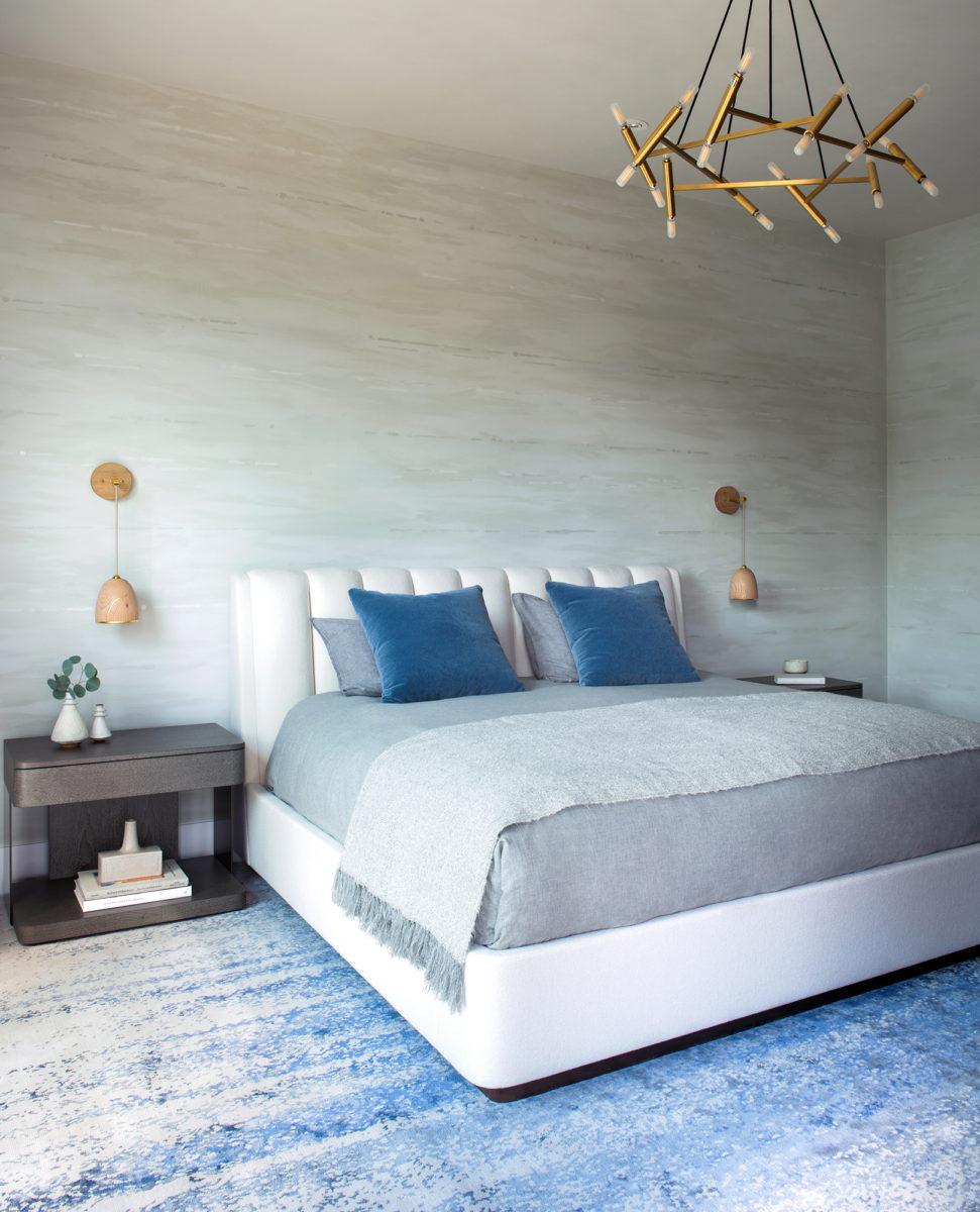 Luxury bedroom designed by JayCee Weber Designs